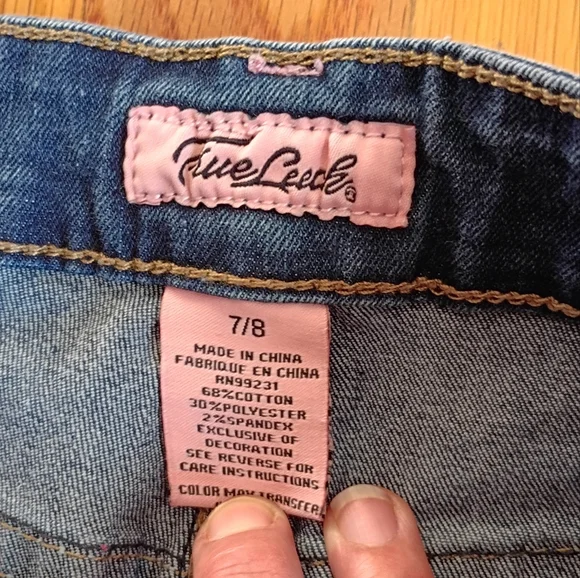True Leech Mid-rise Bootcut Jeans Size 7/8 - Picture 7 of 11